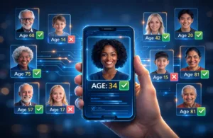 Age verification solution performed via mobile