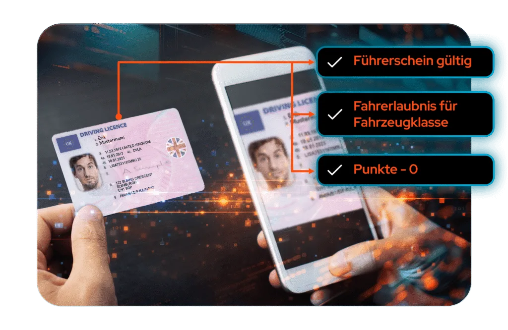 Führerscheinverifizierung 2
