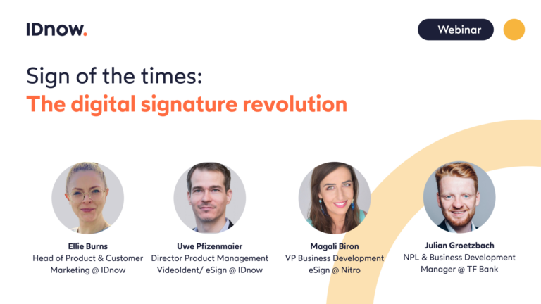 Sign of the times: the digital signature revolution - esign, Instantsign webinar