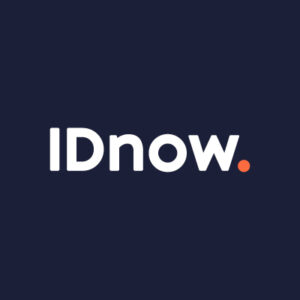 IDnow logo in white on blue background thumbnail